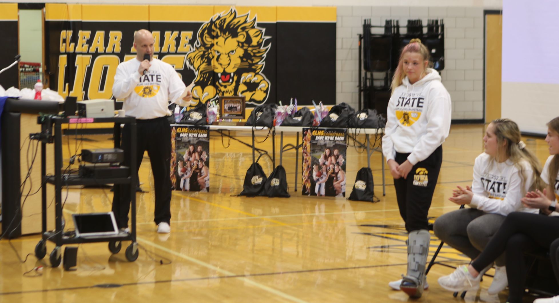 Clear Lake Girls Basketball state send-off